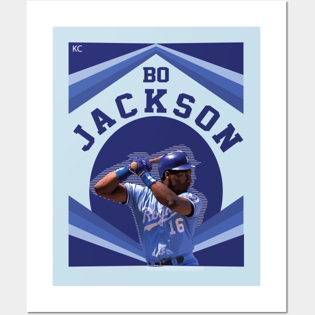 Bo Jackson Royals Wall Art by KC Designs